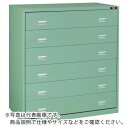 【SALE価格】TRUSCO スリーロックワイドキャビネット 1200X650XH1300 6段 ( TWK-1202A ) トラスコ中山(株)