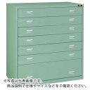 【SALE価格】TRUSCO スリーロックワイドキャビネット 1200X650XH1300 7段 ( TWK-1203A ) トラスコ中山(株)
