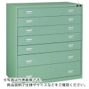 【SALE価格】TRUSCO スリーロックワイドキャビネット 1200X650XH1300 7段 ( TWK-1204A ) トラスコ中山(株)