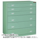 【SALE価格】TRUSCO スリーロックワイドキャビネット 1200X650XH1300 6段 ( TWK-1206A ) トラスコ中山(株)