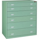 【SALE価格】TRUSCO スリーロックワイドキャビネット 1200X650XH1300 6段 ( TWK-1208B ) トラスコ中山(株)