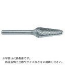 スーパー　スーパー超硬バー　シャンク径6mm（テーパー型）ダブルカット（刃径：9．5） ( SB7C03 ) （株）スーパーツール ( YDW33 )