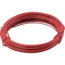 TRUSCO カラー針金 小巻タイプ 赤 20番手 線径0.9mm×15m ( TCWS-09R ) トラスコ中山(株)