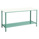 【SALE価格】TRUSCO 軽荷重立作業台(300kg)HAE型 900X600XH900 下棚2枚付 グリーン色 ( HAE-0960LT2 ) トラスコ中...