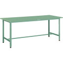 【SALE価格】TRUSCO 軽荷重作業台(300kg)AE型 1800X900XH740 基本タイプ グリーン色 ( SAE-1809 ) トラスコ中山(株)