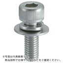 【SALE価格】TRUSCO 座金組込六角穴付ボルト P=3 ステンレス M4×12 17本入 (座金組込みキャップボルト ばね座金+JISワッシャー付き) (...