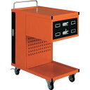 【SALE価格】TRUSCO パンチングパネル付ツールワゴン 507X830XH1050 ( TVD-302R ) トラスコ中山(株)