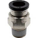PISCO チューブフィッティング ストレート 適合外径10mm 接続口径R1/4 ( PC10-02 ) (株)日本ピスコ