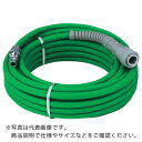 【SALE価格】TRUSCO 軽量やわらかホース 6.5×10.0 20m 緑(オレンジライン) ( TKYH-20 ) トラスコ中山(株)