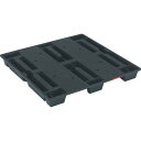 TRUSCO 樹脂パレット(片面二方差し・ネスティングタイプ) 輸出梱包用スキットパレット 間口1100×奥行1100×高さ115mm ( TJC-S2-111...