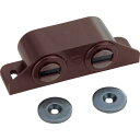 【SALE価格】TRUSCO マグネットキャッチ(横型) ナイロン製 L62mm 白茶 ( TSM-25SW-BR ) トラスコ中山(株)