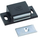 【SALE価格】TRUSCO マグネットキャッチ(横型) 樹脂製 L40mm 黒 ( TSM-41-BK ) トラスコ中山(株)