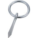 【SALE価格】TRUSCO 打ち込み丸カン ステンレス製 3mm (1個=1袋) ( TUM-3 ) トラスコ中山(株)