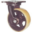 【SALE価格】ヨドノ 鋳物重量用キャスター 許容荷重774.2 取付穴径15mm ( MUHA-MG200X75 ) (株)ヨドノ(4)