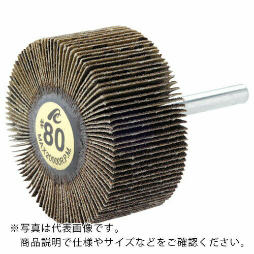 AC　フラップホイル　軸径6mm　＃60　外径40×幅15×軸長40 AF4015-60 ( AF401560 )  （株）イチグチ