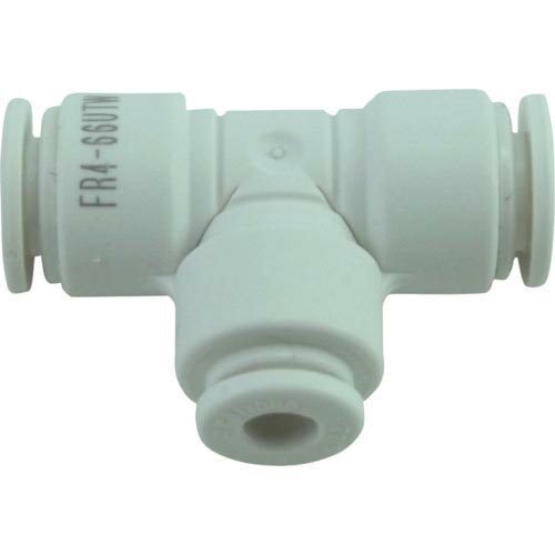 チヨダ チューブ継手 ファイブ異径ユニオンティ W(白) 4mm×6mm(2箇所) ( FR4-66UTW ) 千代田通商(株)