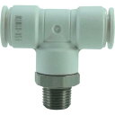 【SALE価格】チヨダ ファイブSUSメイルブランチティ 白 8mm・R1/8 ( FS8-01MTW ) 千代田通商(株)