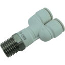 【SALE価格】チヨダ ファイブSUSメイルブランチワイ 白 8mm・R1/4 ( FS8-02MYW ) 千代田通商(株)