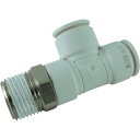 チヨダ ホース継手 ファイブメイルランティ W(白) 10mm・R3/8 ( F10-03RTW ) 千代田通商(株)