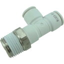 チヨダ ホース継手 ファイブメイルランティ W(白) 8mm・R3/8 ( F8-03RTW ) 千代田通商(株)