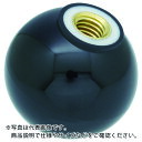 【SALE価格】TRUSCO 樹脂製握り玉 芯金付 黒 Φ20×M5mm ( P-TPC20-5BK ) トラスコ中山(株)