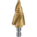 【SALE価格】TRUSCO ステップドリル 3枚刃チタンコーティング 5~28mm 段数11 ( 3S-NMS-28G ) トラスコ中山(株)