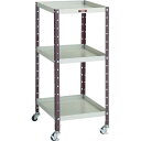 【SALE価格】TRUSCO V型ツールワゴン 350X420XH798 3段 ( VS-13 ) トラスコ中山(株)