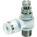 PISCO スロットルバルブ エルボ PPタイプ ( PJNC10-02 ) (株)日本ピスコ(4)