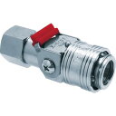 【SALE価格】チヨダ 金属カップリング メガフローXパージ付真鍮Rc3/8 ( MFXP-03F-B ) 千代田通商(株)