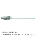 【SALE価格】TRUSCO 超硬バー 砲弾型 Φ6.4X刃長13X軸3 シングルカット ( TB3B064S ) トラスコ中山(株)