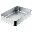 IKD 抗菌スタッキング角バット6枚取 ( K02700000350 ) (株)日本メタルワークス
