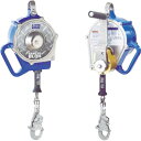TSUYORON ワイヤーロープ巻取式墜落防止器具 シールドブロック 9m ウィンチ付 SS-9-W(台付・引寄せロープ付) ( SSB-9-W-BX ) 藤井...