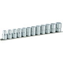 TONE ソケットセット(12角・ホルダー付) 12pcs 差込角12.7mm ( HD412 ) TONE(株)