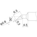 【SALE価格】白光 こて先 0.8JD型 ( T22-JD08 ) 白光(株)