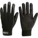 【SALE価格】TRUSCO PU薄手手袋エンボス加工 ブラック L ( TPUM-B-L ) トラスコ中山(株)