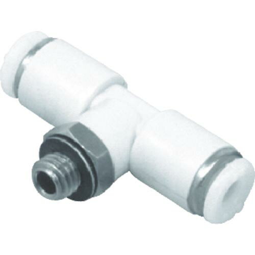 CKD　チューブ継手　ニュージョイントミニタイプ　両口チーズタイプ　適合チューブ外径3．2mm　接続口径M3×0．5 GWJT3-M3 ( GWJT3M3 ) CKD（株）