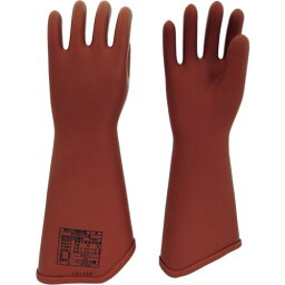 ワタベ　絶縁手袋　高圧ゴム手袋（NU型・そでぐり有）410mm大 ( 510L ) 渡部工業（株）