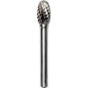 【SALE価格】NRS 超硬バー タマゴd-maxカット 刃径10×刃長16×軸径6×軸長44 ロー付 ( TCBTDX550 ) ニューレジストン(株)