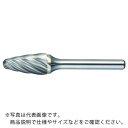 【SALE価格】TRUSCO 超硬バー 砲弾型 Φ16X刃長25X軸6 アルミカット ( TA3C160 ) トラスコ中山(株)