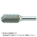 【SALE価格】TRUSCO 超硬バー 先丸円筒型 Φ9.5X刃長19X軸6 ロング ダブル ( TB2C095L150 ) トラスコ中山(株)