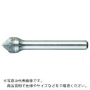 【SALE価格】TRUSCO 超硬バー 円錐型60° Φ9.5X刃長8X軸6 ダブルカット ( TB50C095 ) トラスコ中山(株)