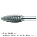 【SALE価格】TRUSCO 超硬バー 楕円型 Φ8X刃長19X軸6 ロング ダブルカット ( TB51C080L150 ) トラスコ中山(株)