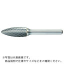 【SALE価格】TRUSCO 超硬バー 楕円型 Φ12.7X刃長32X軸6 シングルカット ( TB51C127S ) トラスコ中山(株)