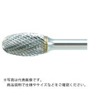 【SALE価格】TRUSCO 超硬バー タマゴ型 Φ12.7X刃長22X軸6 ロング シングル ( TB6C127SL150 ) トラスコ中山(株)
