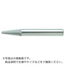 【SALE価格】TRUSCO 超硬バー テーパー先丸型 Φ8X刃長22X軸6 シングルカット ( TB7C080S ) トラスコ中山(株)