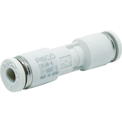 PISCO 低作動圧チェックバルブ ユニオンストレート ( CVLU4-4 ) (株)日本ピスコ