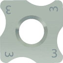 【SALE価格】富士元 リャンメンカットR、ミニR、ハンチャンマンR用チップ ZA20N ( SNEQ090308-3RY ZA20N ) 【12個セット】 富士元工業(株)