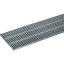 奥岡 ステンレス製 側溝用 グレーチング 本体幅300×高さ15 P15 ノンスリップ ( OSG4-NS 15-25C ) (株)奥岡製作所