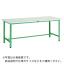 TRUSCO 軽荷重作業台(300kg)AE型 1800X900XH740 基本タイプ ヤンググリーン色 ( AE-1809 YG ) トラスコ中山(株)