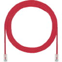 PANDUIT カテゴリ6細径パッチコード 10m 赤 ( UTP28SP10MRD ) パンドウイットコーポレーション